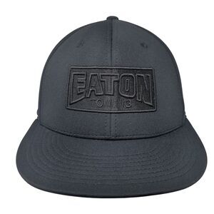 Eaton Towing Fitted Hat Black S/M Flexfit PTS Performance Team Series Richardson